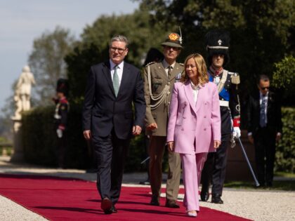 16/09/2024. Rome, Italy. Prime Minister Keir Starmer meets Italian Prime Minister Giorgia