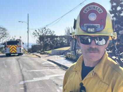 Apple Valley Firefighter (Joel Pollak / Breitbart News)