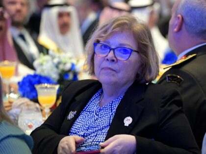 US Assistant Secretary of State for Near Eastern Affairs Barbara Leaf attends the Manama D