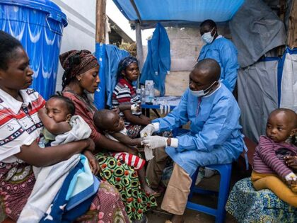 Patients receive daily injections to treat mpox at the Kavumu hospital in Kabare territory