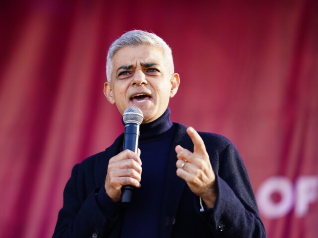 Mayor of London Sadiq Khan during the Diwali on the Square celebration, in Trafalgar Squar