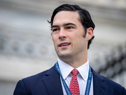 Rep.-elect Brandon Gill (R-TX) mingles with other congressional freshmen of the 119th Cong