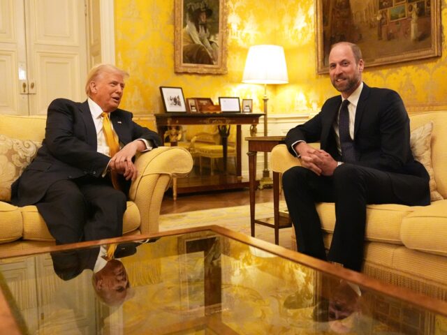 PARIS, FRANCE - DECEMBER 7: U.S. President-elect Donald Trump meets Britain's Prince Willi