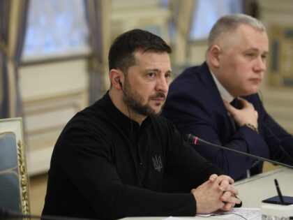 KYIV, UKRAINE - DECEMBER 9: President of Ukraine Volodymyr Zelenskyy and Deputy Deputy Hea