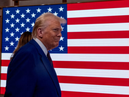 NEW YORK, NEW YORK - DECEMBER 12: President-elect Donald Trump walks onto the floor of the