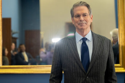 WASHINGTON, DC - JANUARY 7: Scott Bessent, nominee for Secretary of the Treasury, is seen