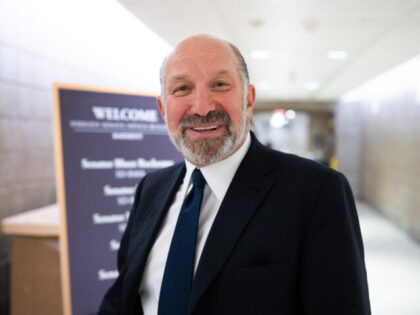 UNITED STATES - JANUARY 8: Secretary of Commerce nominee Howard Lutnick arrives for his me