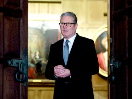 Keir Starmer, UK prime minister, prior to a bilateral meeting with Emmanuel Macron, France