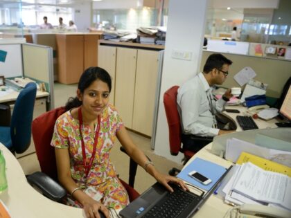 INDIA, BANGALORE - FEBRUARY 15 : Mindtree company in Bangalore. Mindtree is a multinationa