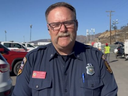 CalFire PIO Clingingsmith (Joel Pollak / Breitbart News)