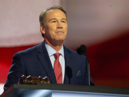 Ohio Lt Gov. Jon Husted speaks during the Republican National Convention (RNC) takes place