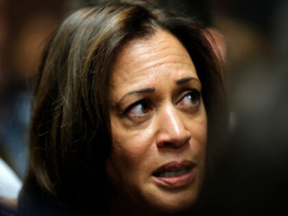 Capital - U.S. Sen. Kamala Harris, D-Calif., speaks to reporters following a get out the v