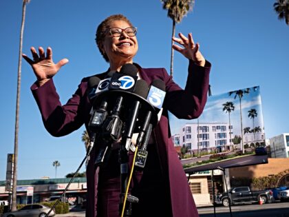 Los Angeles, CA - February 08:Los Angeles Mayor Karen Bass was on hand for the final modul