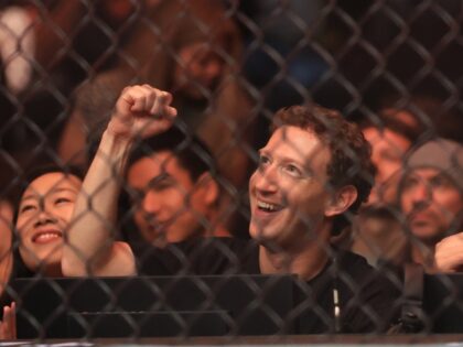 Mark Zuckerberg at UFC event