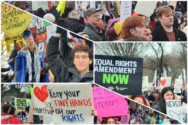 Deport Trump, Equal Rights, Pro-Abortion Groups on Washington Mall Ahead of Trump Inauguration (Lana Shadwick/Breitbart Texas)