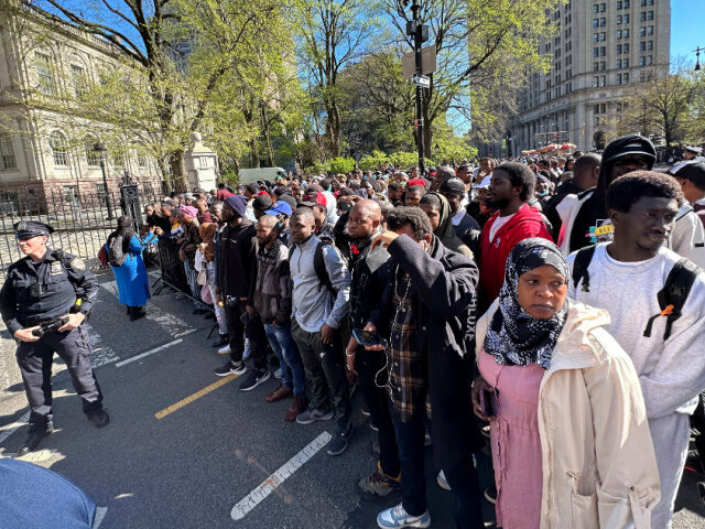 Over 1,500 immigrants came to City Hall to draw attention to racial inequities in the city