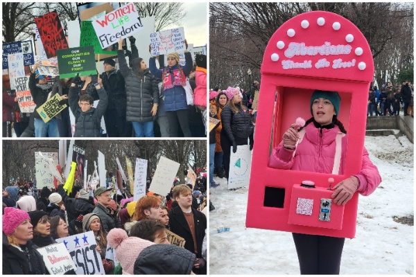 Pro-Abortion, Green Energy, and more gathered on the Washington Mall on January 18, 2025 (Lana Shadwick/Breitbart Texas)