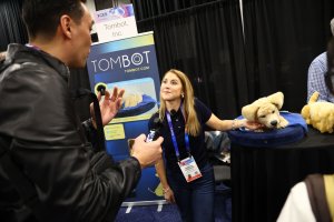 Robotic puppy, shown at electronics trade show, seen as boon for mental health