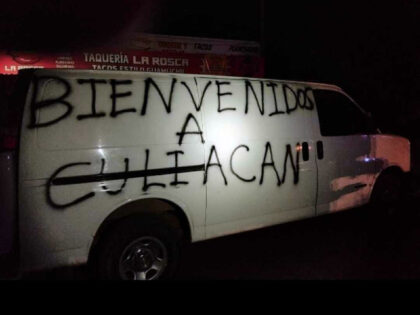 Cartel gunmen left a van full of bodies in Culiacan, Sinaloa. (Credit: Breitbart Texas / C