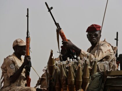 FILE - Sudanese soldiers from the Rapid Support Forces unit, led by Gen. Mohammed Hamdan D