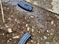 Magazines and ammunition left behind by gunmen during an attack in Tamaulipas. (Credit: Br