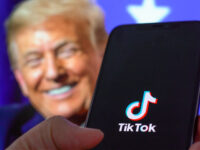 The TikTok application is seen on an iPhone 11 Pro max in this photo illustration in Warsa