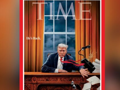 Out with the old, in with the new. TIME magazine has offered a salute to President-elect D